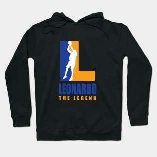 Leonardo Custom Player Basketball Your Name The Legend Hoodie